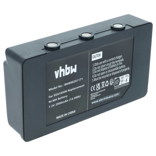 Vhbw Akku Ersatz Für Palfinger Eea10506 Eea10508 Für Industrie-funkfernsteuerung Fernbedienung (2000mah, 7.2v, Nimh)