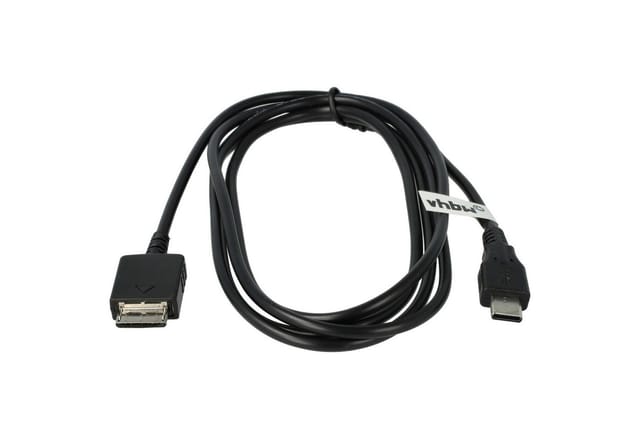 Vhbw Usb-c Datenkabel Kompatibel Mit Sony Walkman Nwz-s738f Nwz-s738fbnc, Nwz-s718fbnc, Nwz-s736f, Nwz-s736fbnc Mp3 Player Schwarz, 150 Cm