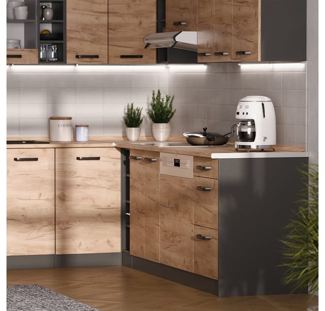 Seitenblenden Für Den Unterschrank R-line, Anthrazit, 2er Set, Vicco