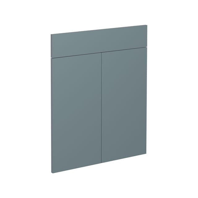 Küchenfront R-line, Blau-grau, 59.6 X 70.8 Cm Möbelfront Für Den Schubunterschrank, Vicco
