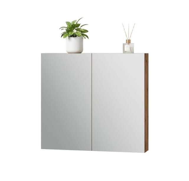 Badspiegelschrank Lotta, Eiche, 79.7 X 73.2 Cm Mit 2 Türen, Vicco
