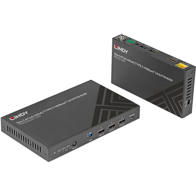 Lindy 38346 Av Extender Av-sender Und -empfänger Schwarz