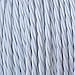 Creative-cables - Cable Textile Flexible Elektrische Beleuchtungslitze - --weiß - - 50 Metri, 2 Cavi