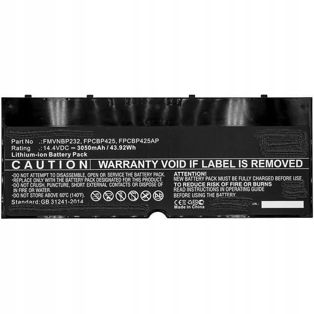 Coreparts 44wh 14,4v 4-zellen-akku Mbxfu-ba0027