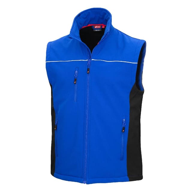 Softshellweste Nitras Motion Tex Light 7166 Königsblau/schwarz Gr. Xs
