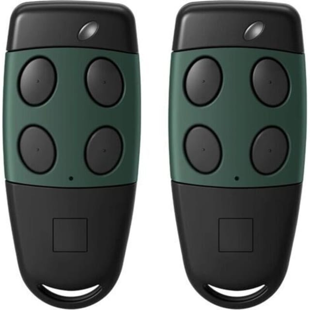 Zwei Torfernbedienungen Für Cardin S449-qz4, Vorcodiert, 433 Mhz, 4 Kanäle, Toröffnungsfernbedienung, Ersetzt Modell Txq4494p0