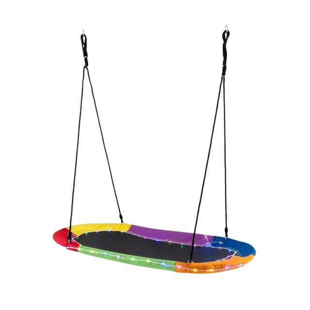 Ovale Nestschaukel Bis 300 Kg Belastbar Outdoor Schaukel Mit Verstellbaren Seilen Kinderschaukel 204994322
