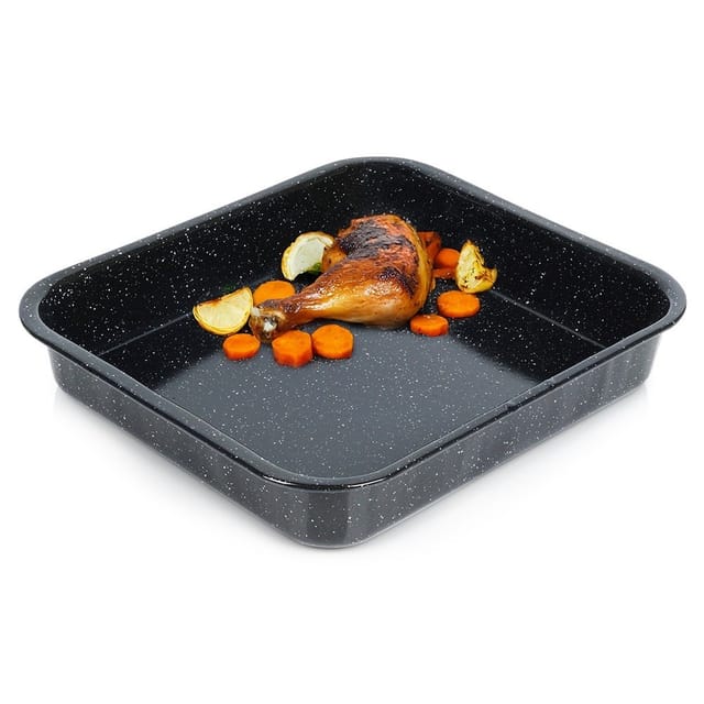 Rechteckige, Emaillierte Bratform, 8 L, 41,5 X 36,5 X 7 Cm
