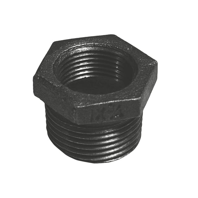 Reduzierstück Aus Schwarzem Gusseisen 1" X 3/4" M/g (dn25 X Dn20) N4