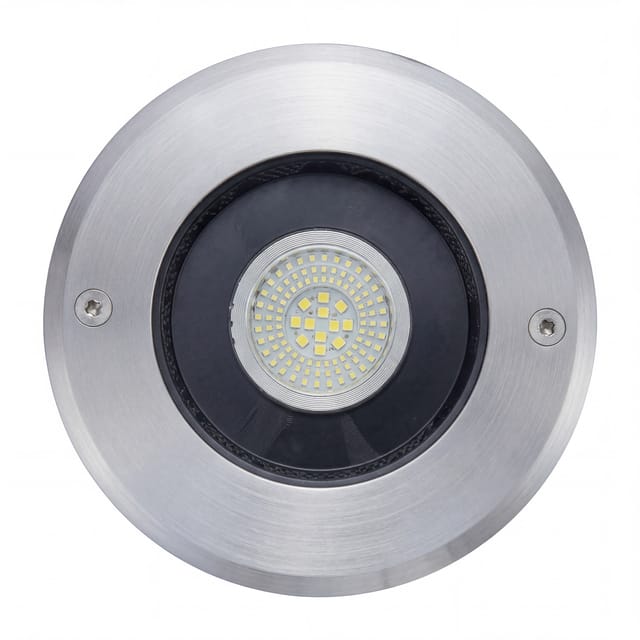 Led Einbaustrahler Edelstahl Glas Wasserdicht Staubdicht Ip67 4000 K 1032 Lm Ø 14 Cm Bodeneinbauleuchte
