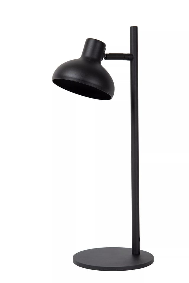 Tischleuchte Schwarz Metall 46.7 Cm Schwenkbar Gu10 Modern Schreibtischlampe