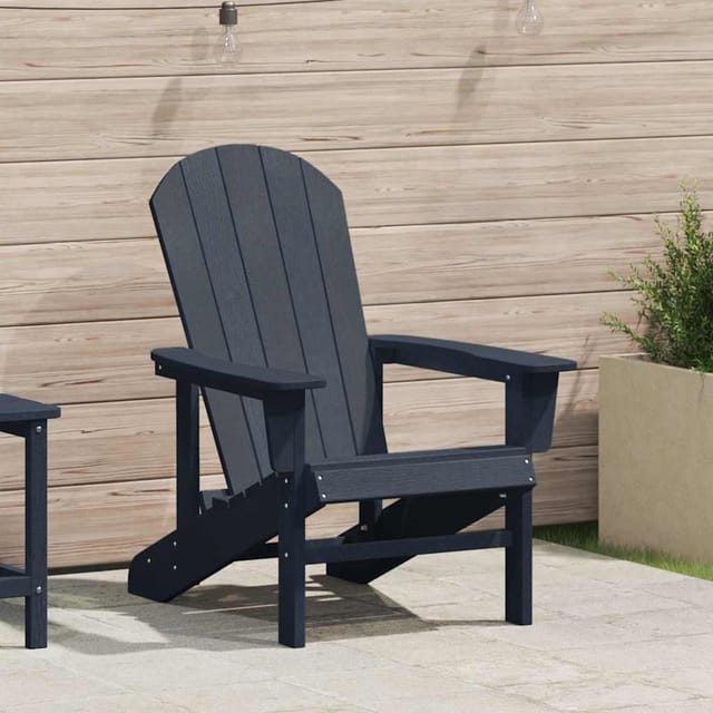Adirondack-stuhl Marineblau 82 X 74 X 92 Cm Hdpe