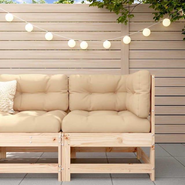 Ecksofa Mit Kissen Massivholz Kiefer