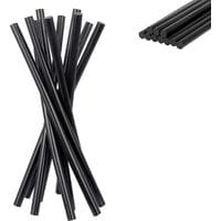 Packung Mit 50 Heißklebesticks (270 X 11 Mm) – Extra Starker Kleber Für Die Reparatur Von Autodellen – Geeignet Für Stoff Und Kunststoff – Schwarz
