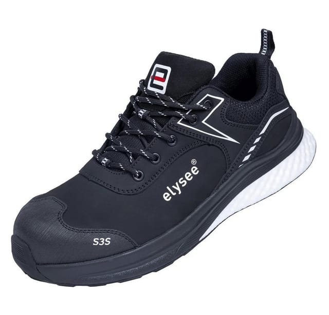 Elysee Sicherheitshalbschuh Cushionpro Forge S3s Fo Sr Sc Gr. 38 Schwarz