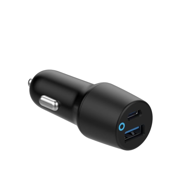 Estuff Unendliches Kfz-ladegerät 38w. 1 X Usb-c + 1 X Usb-a, Es631031