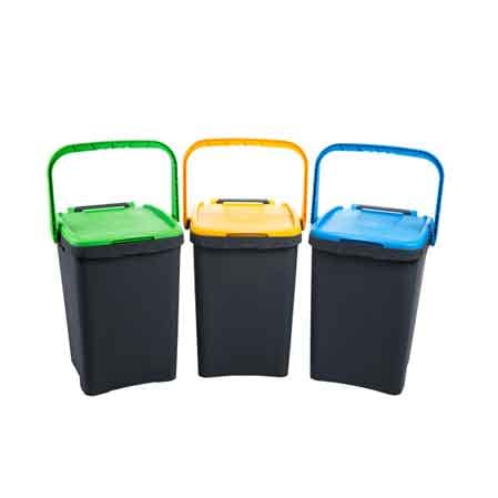 Mülleimer Ecoplus 35 L - 43x36x43,5 H Cm