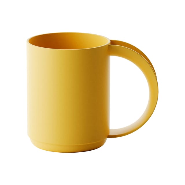 Mug Pop Line Senfgelb 300ml 7,5x9,7