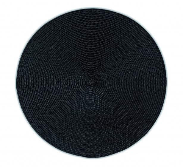 Kela-untersetzer, Durchmesser 38 Cm, Schwarz