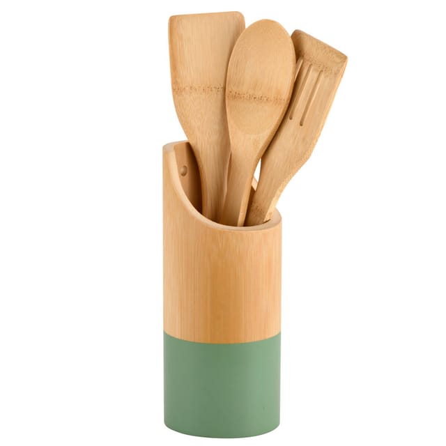 Küchenaccessoires Aus Bambus, 4er-set
