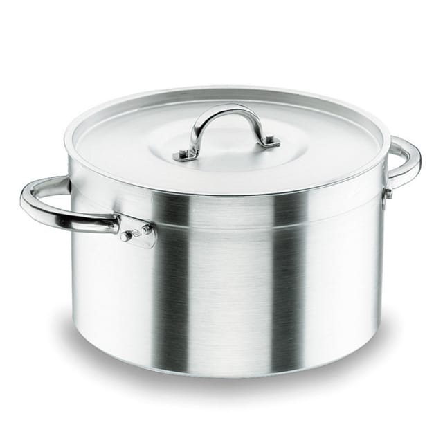 Lacor Aluminium-kasserolle 40 Cm Mit Deckel Geeignet Für Ceran-, Elektro- Und Gasherde 31,4 L Fassungsvermögen 16 Cm Höhe