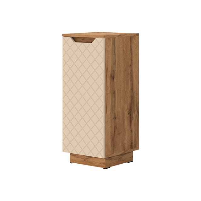 Midischrank Lotta, Eiche/kaschmir Mit Kachelstruktur, 33.4 X 81.9 Cm, Vicco