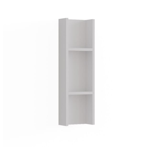 Regal Sherry, Weiß, 20 X 65 Cm Mit 3 Ablagefächern, Vicco