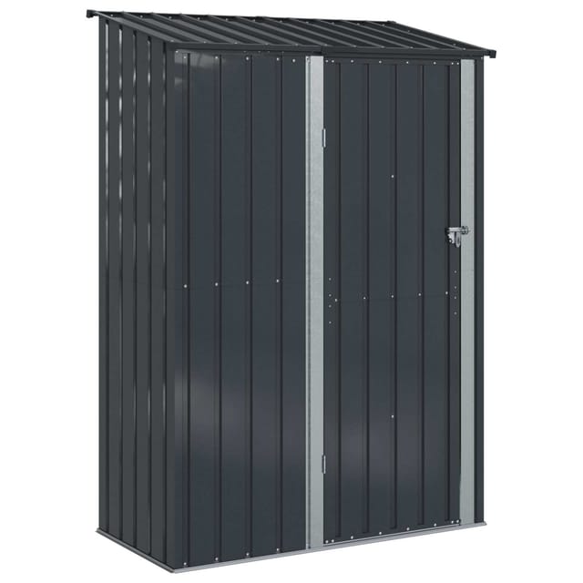 Gartenhütten Anthrazit 140,5 X 74 X 200 Cm Metall Vidaxl