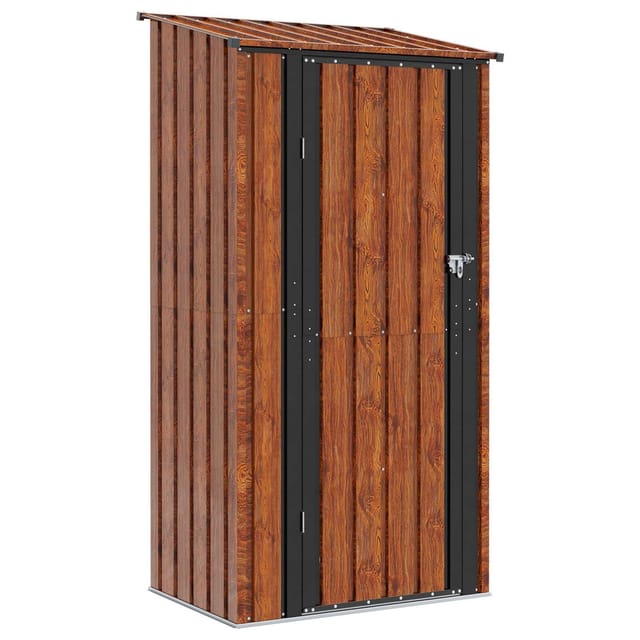 Gartenhütten Braun 103 X 74 X 200 Cm Metall Vidaxl