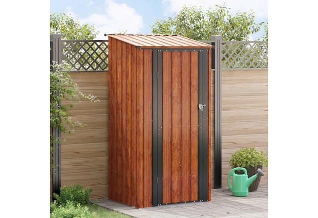 Gartenhütten Braun 103 X 86 X 200 Cm Metall Vidaxl