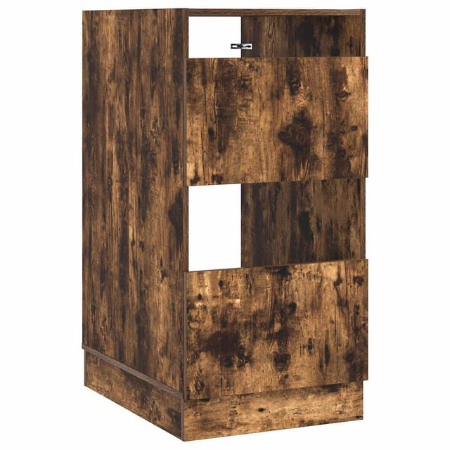 Wäscheschrank Räuchereiche 50 X 68 X 102 Cm Holzwerkstoff Vidaxl