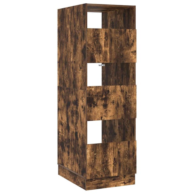 Wäscheschrank Räuchereiche 50 X 68 X 162 Cm Holzwerkstoff Vidaxl