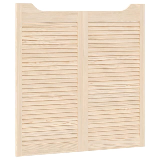 Schwingtüren 2 Stk. 100 X 50 Cm Massives Kiefernholz Natur Vidaxl