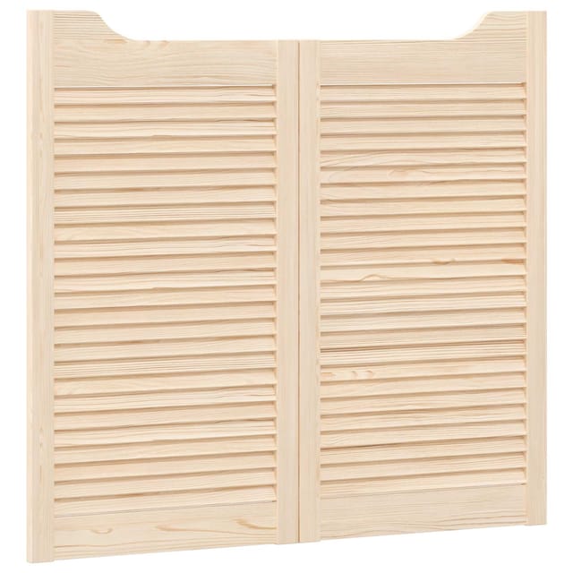 Schwingtüren 2 Stk. 90 X 50 Cm Massives Kiefernholz Natur Vidaxl