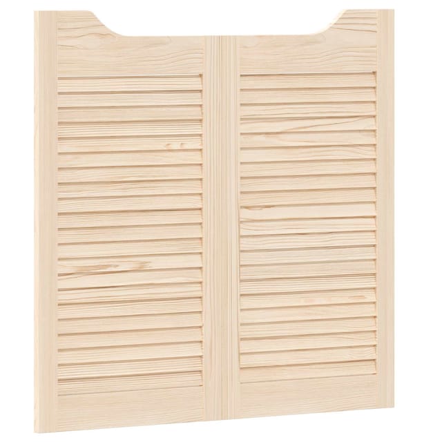 Vidaxl Swing Doors 2 Pcs 80 X 40 Cm Solid Pine Wood Natural