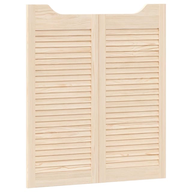 Vidaxl Swing Doors 2 Pcs 90 X 40 Cm Solid Pine Wood Natural