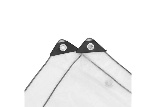 Vidaxl Tarpaulin 140 Gsm Transparent 2 X 1.5 M Pe
