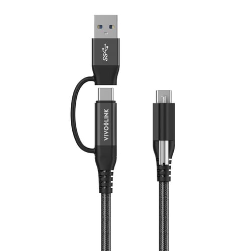 Vivolink Prousbcmm1.5adp Usb-c 3.2 Gen 2 Kabel 1,5 M Schwarz