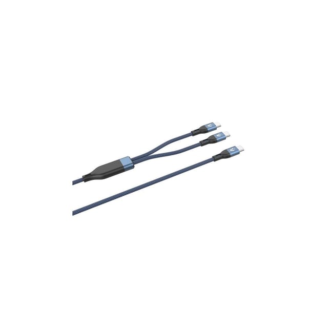 Vultech Cs-nccc12bl Usb Kabel Usb 2.0 1,2 M Usb C 2 X Usb C Blau