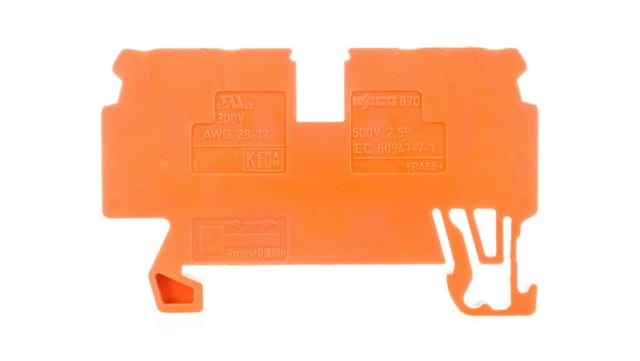 4-adriger Stecker 2,5 Mm² Orange 870-832