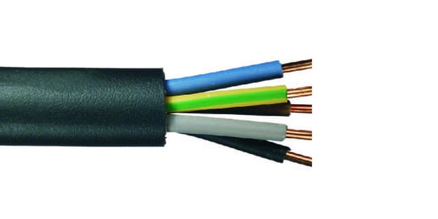 Nyy-j 5x2,5 Mm² 50m Erdkabel - Schwarz