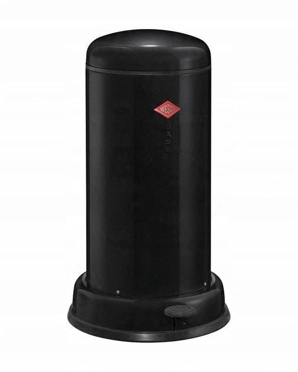 Wesco Baseboy Mülleimer Schwarz 20 Liter Edelstahl