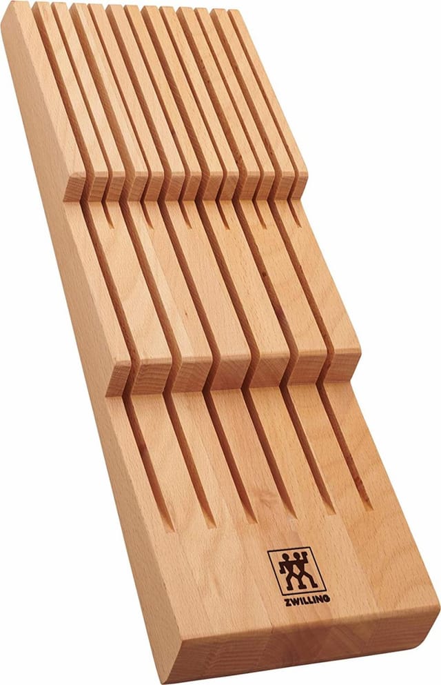 Zwilling Messer Organizer Aus Natürlichem Buchenholz Für 12 Messer