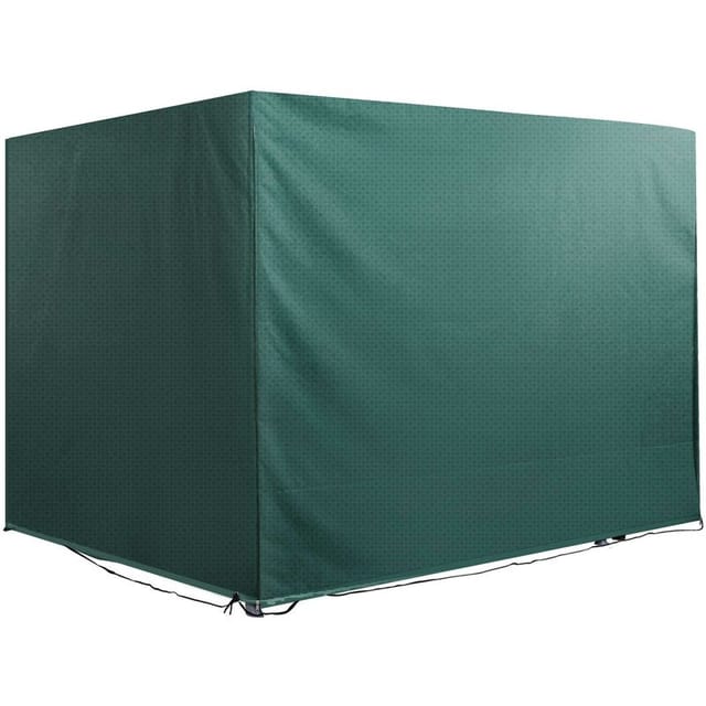 [neuwertig]gartenschaukelabdeckung, Wasserdichte Plane, Maße 2,15 M (l) X 1,55 M (b) X 1,5 M (h), Grünes Pe