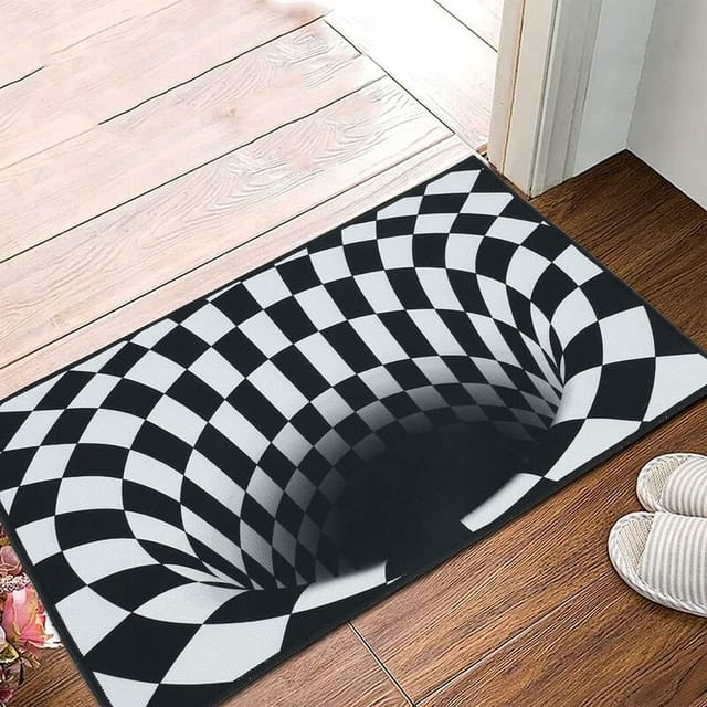 [neuwertig]lustige Fußmatte – 40 X 60 Cm – 3d – Rutschfest – Optische Täuschung – Für Drinnen Und Draußen – Für Küche, Flur, Zuhause