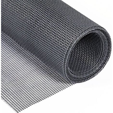 Maßgefertigtes Moskitonetz Aus Fiberglas, Uv-beständig, 122 X 252 Cm, Grau, Meterware.