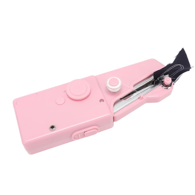Pinkfarbene, Elektrische, Tragbare Nähmaschine, Gleichmäßiger Stich, Ideal Für Zuhause Und Unterwegs.