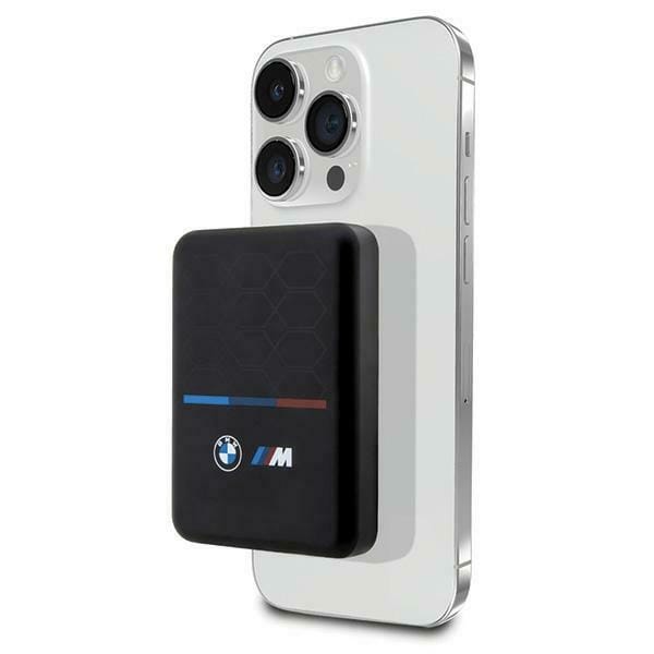 Bmw Induktive Powerbank Bmpbms5k22pgvk15w 5000mah + Kabel Schwarz/schwarz M Kollektion Magsafe