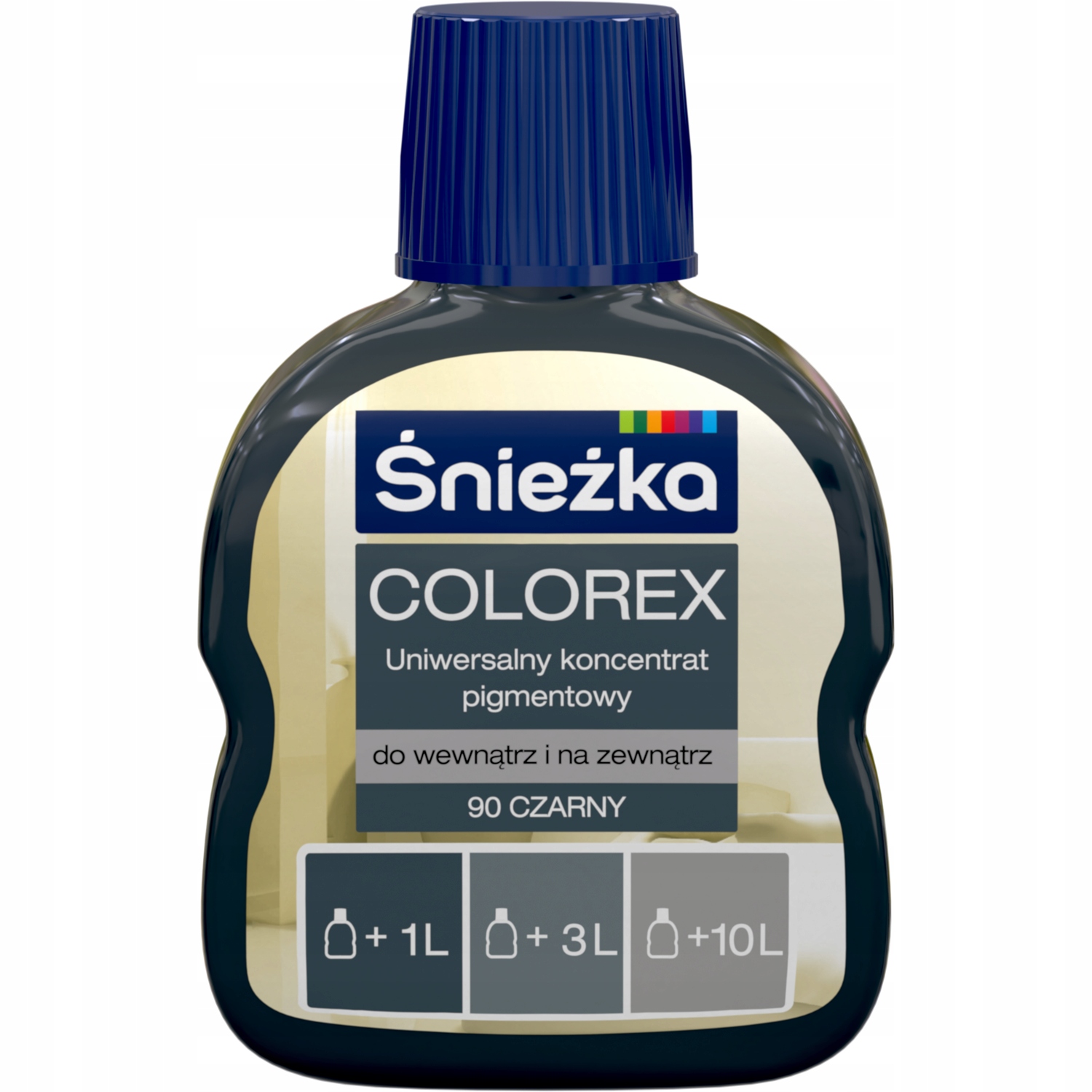 Śnieżka Colorex Farbpigment Für Farben Schwarz Matt 100ml