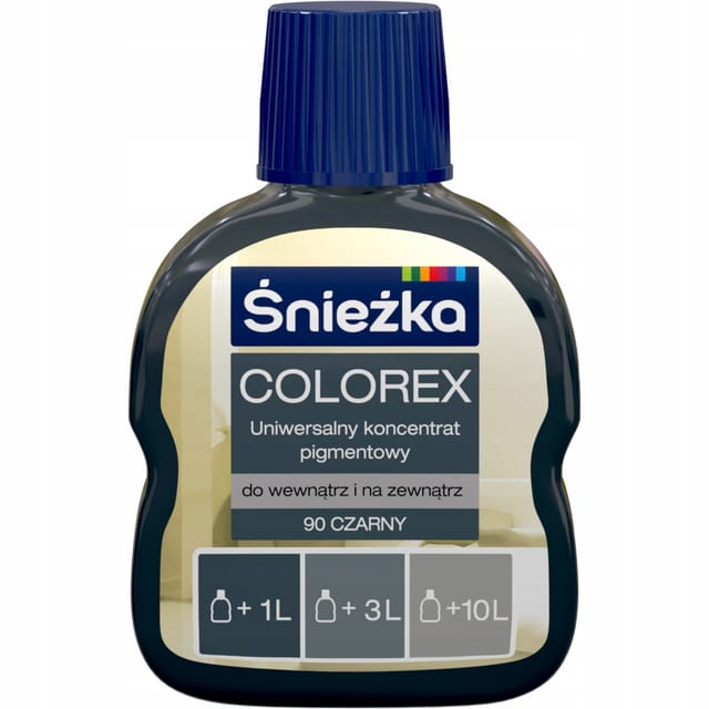 Śnieżka Colorex Farbpigment Für Farben Schwarz Matt 100ml